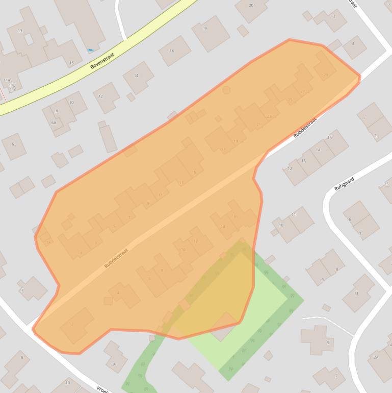 Kaart van postcodegebied 6255AR.