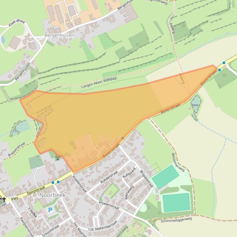 Kaart van postcodegebied 6255AT.