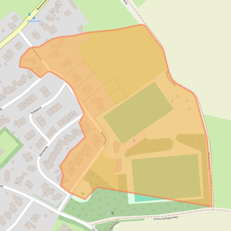 Kaart van postcodegebied 6255AW.