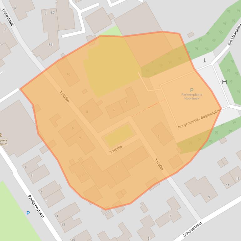 Kaart van postcodegebied 6255BC.