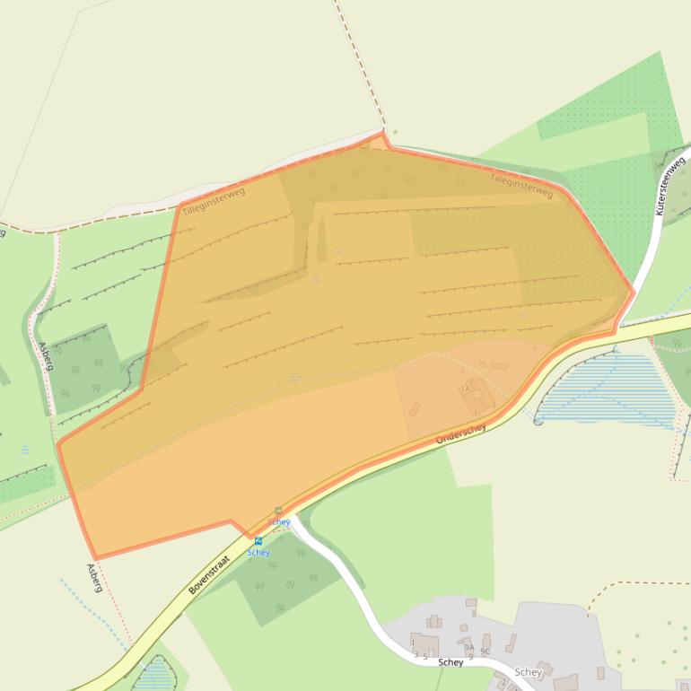 Kaart van postcodegebied 6255NM.