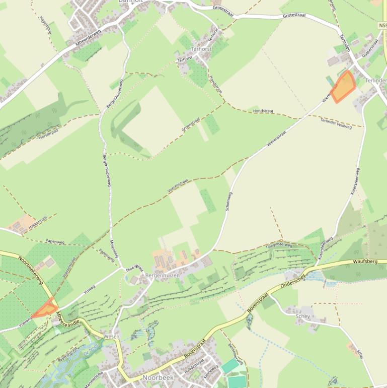 Kaart van postcodegebied 6255PB.