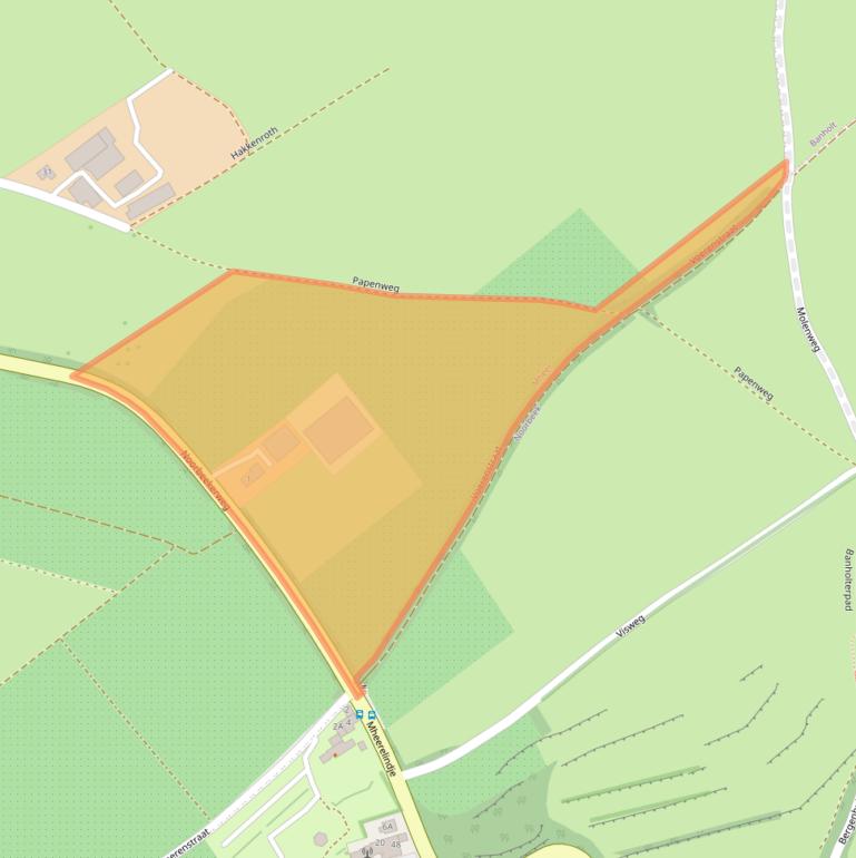 Kaart van postcodegebied 6261NG.