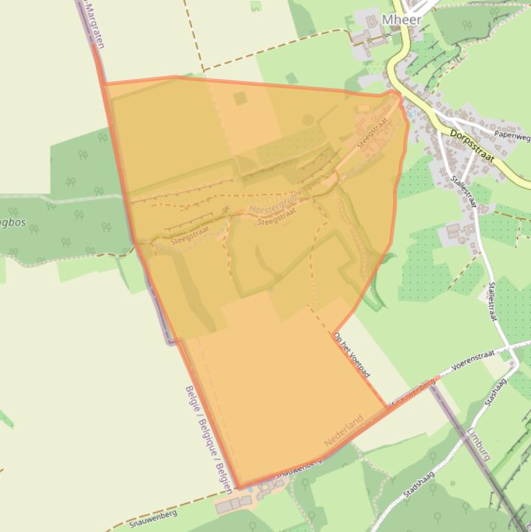 Kaart van postcodegebied 6261NK.