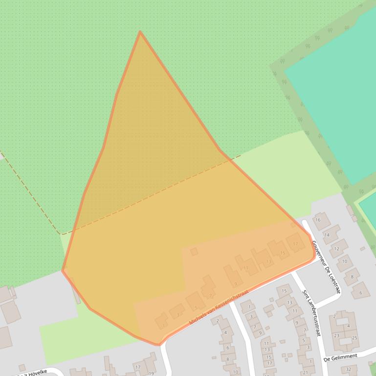 Kaart van postcodegebied 6261PD.