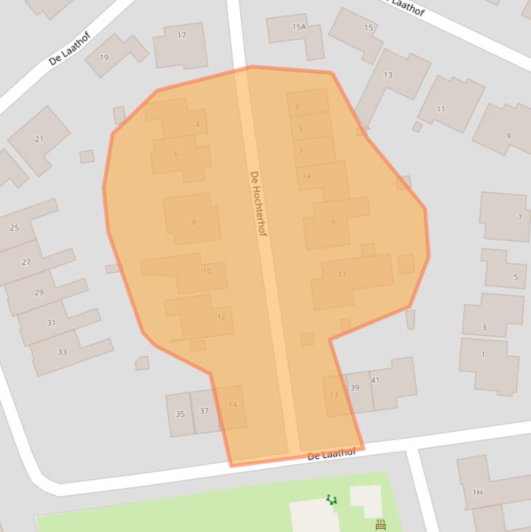 Kaart van postcodegebied 6265BK.