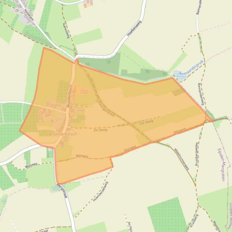 Kaart van postcodegebied 6265NK.