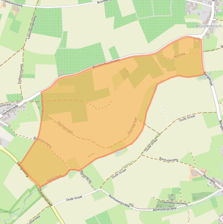 Kaart van postcodegebied 6265NM.