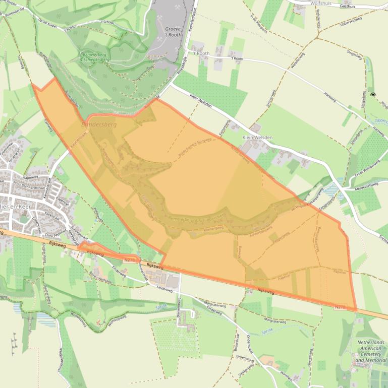 Kaart van postcodegebied 6267AE.