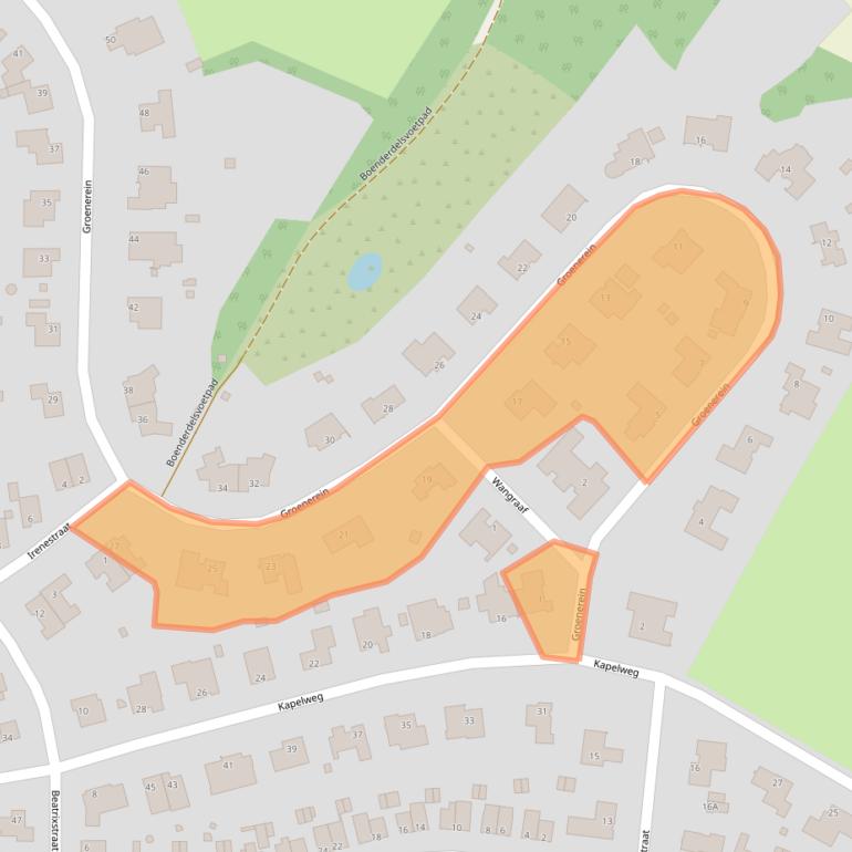 Kaart van postcodegebied 6267BJ.