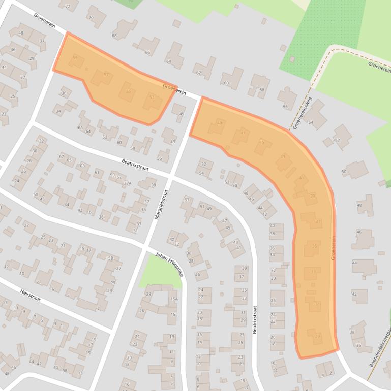 Kaart van postcodegebied 6267BK.