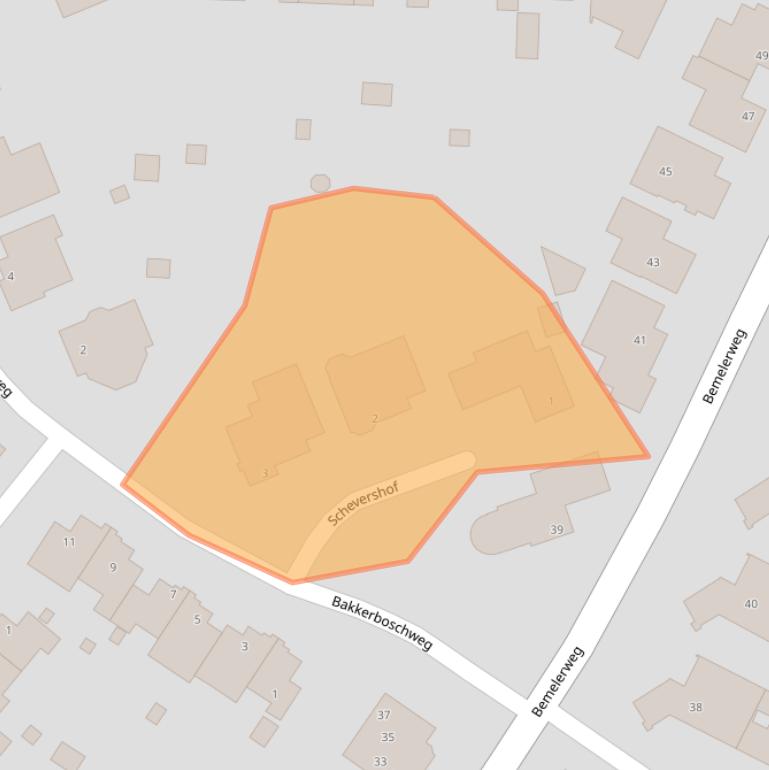 Kaart van postcodegebied 6267DC.