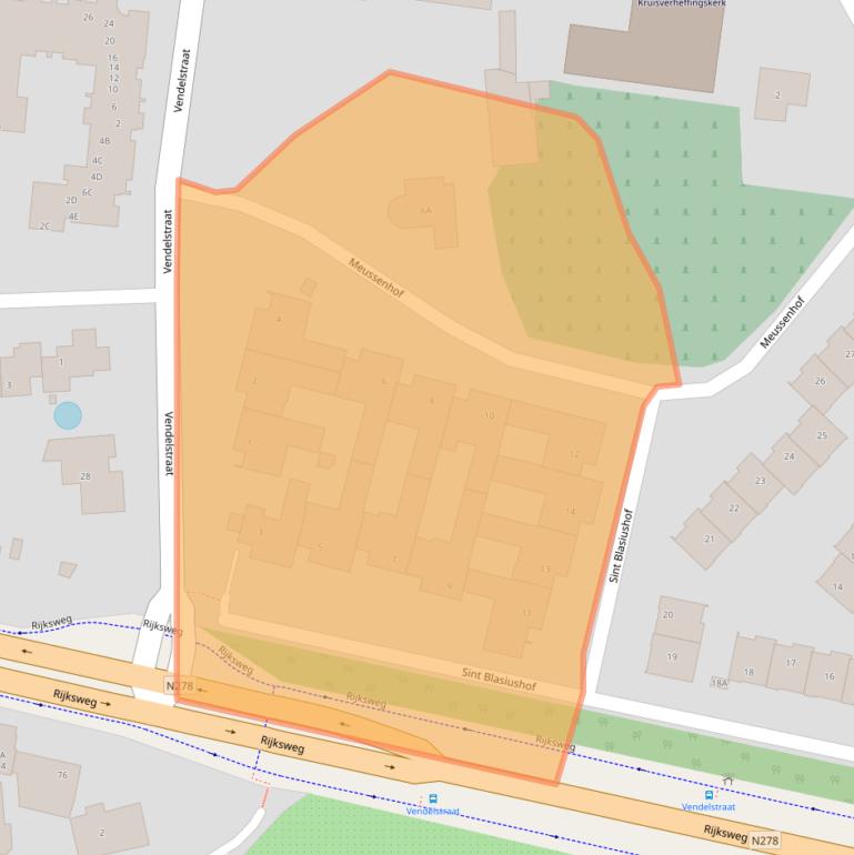 Kaart van postcodegebied 6267EH.