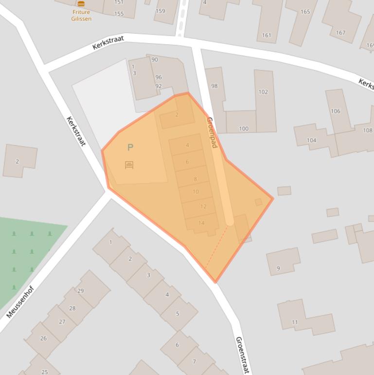 Kaart van postcodegebied 6267EN.