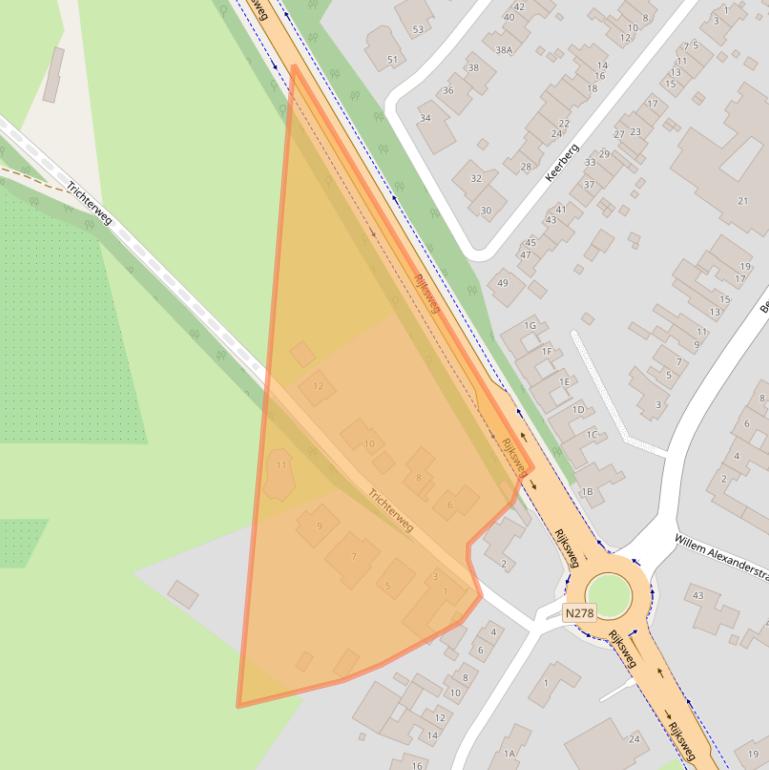 Kaart van postcodegebied 6267NJ.