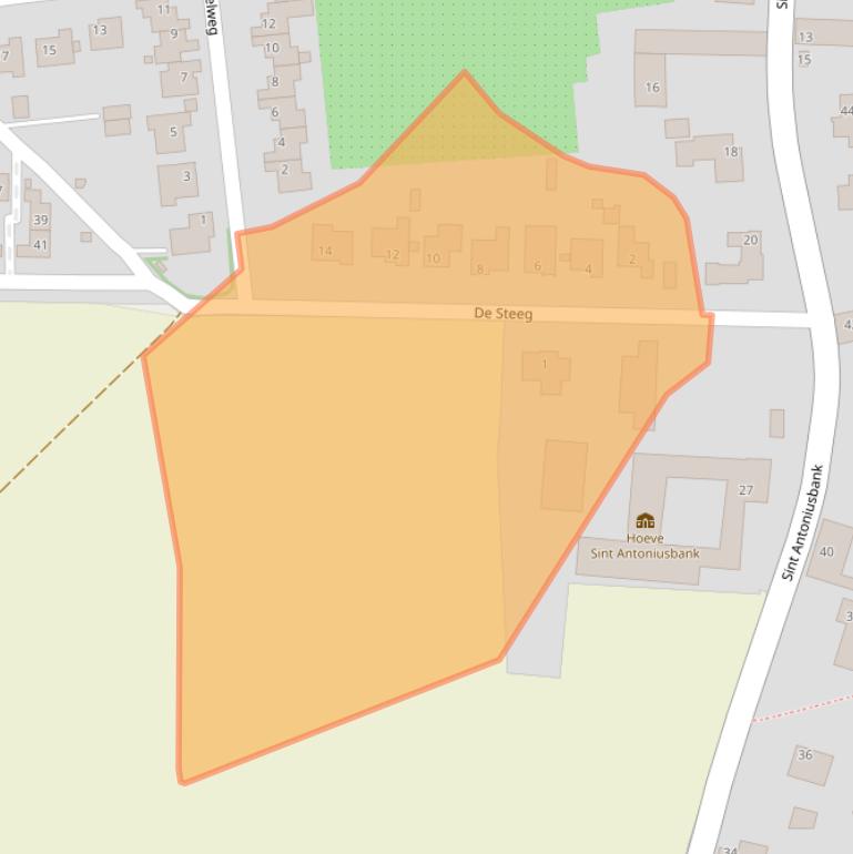 Kaart van postcodegebied 6268NK.