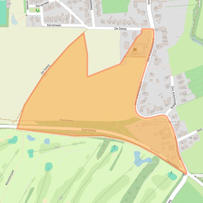 Kaart van postcodegebied 6268NR.