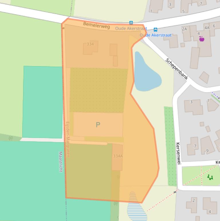 Kaart van postcodegebied 6268NT.