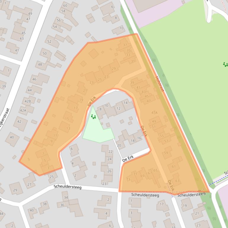 Kaart van postcodegebied 6269BH.