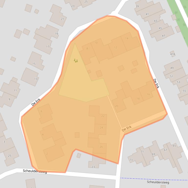 Kaart van postcodegebied 6269BJ.