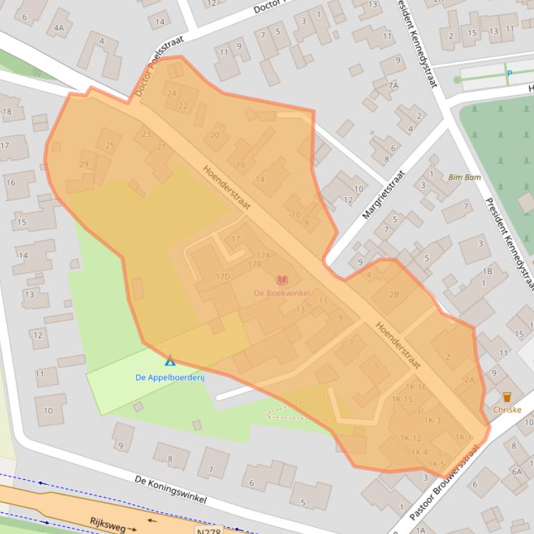 Kaart van postcodegebied 6269BS.