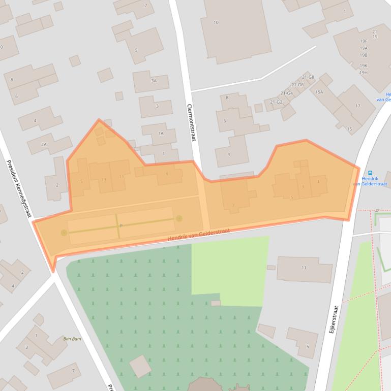 Kaart van postcodegebied 6269CD.