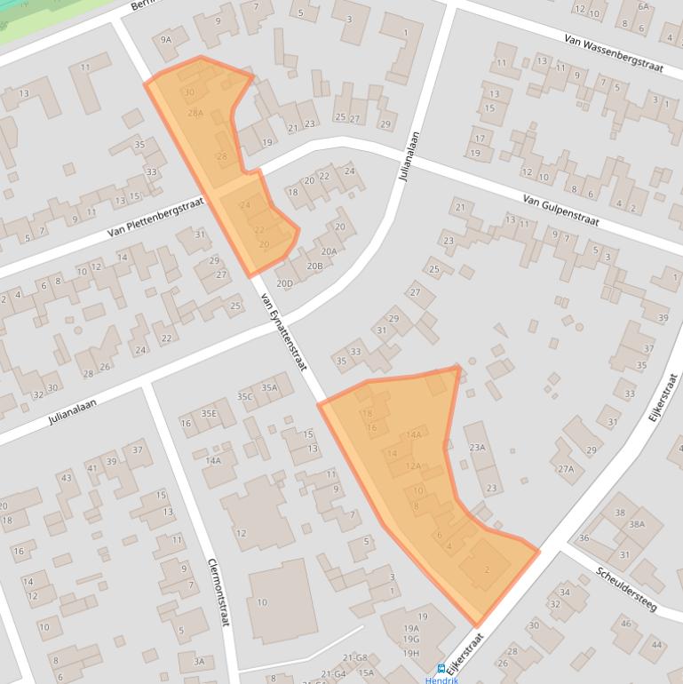 Kaart van postcodegebied 6269CH.