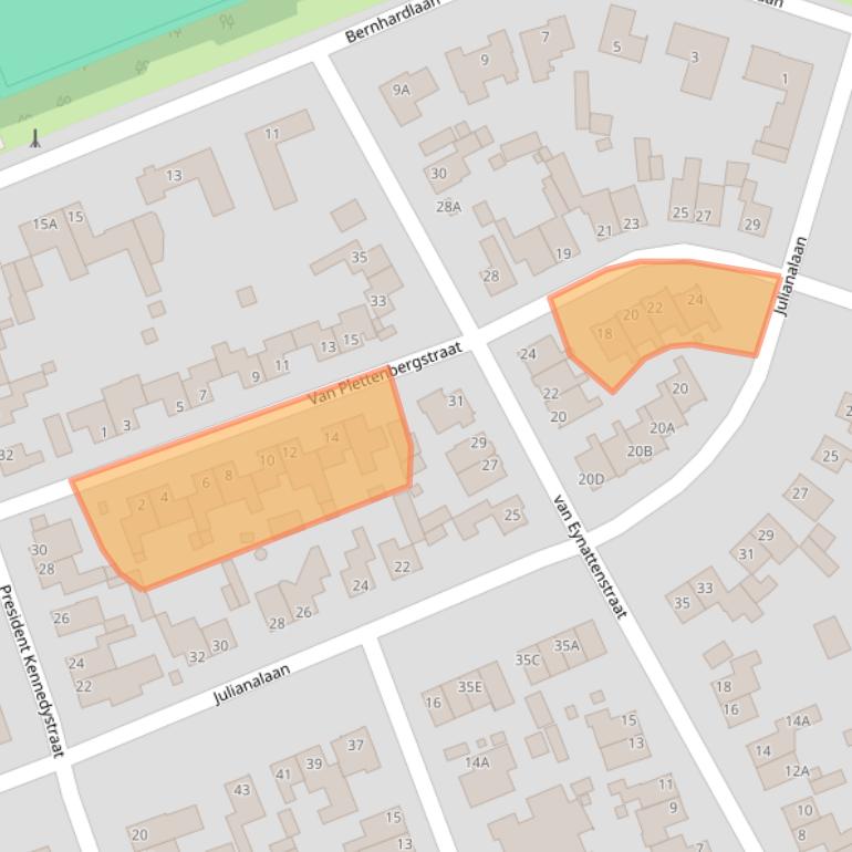 Kaart van postcodegebied 6269CV.