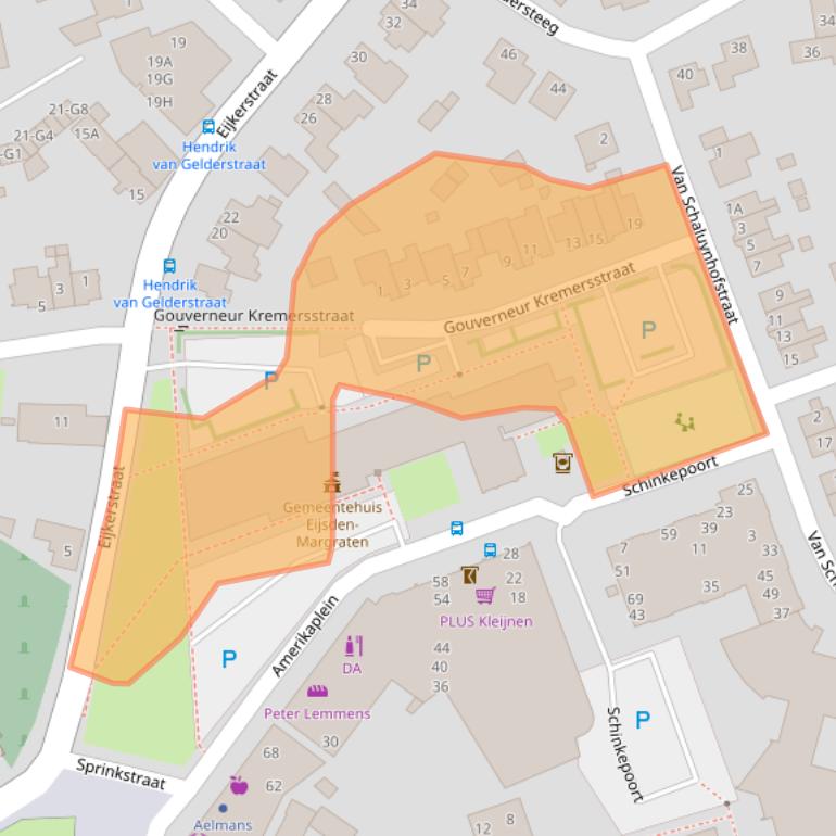 Kaart van postcodegebied 6269DB.