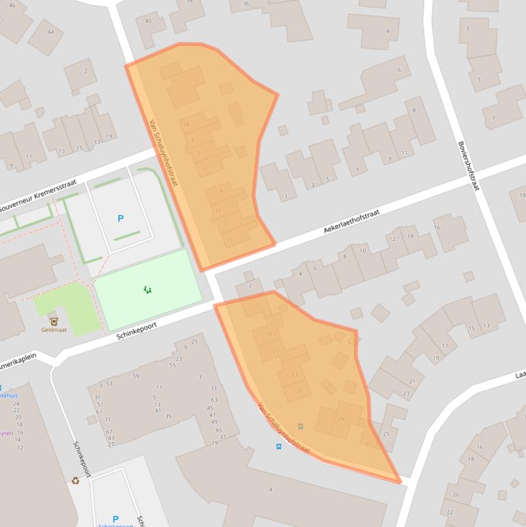 Kaart van postcodegebied 6269DC.