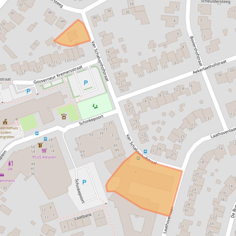 Kaart van postcodegebied 6269DD.