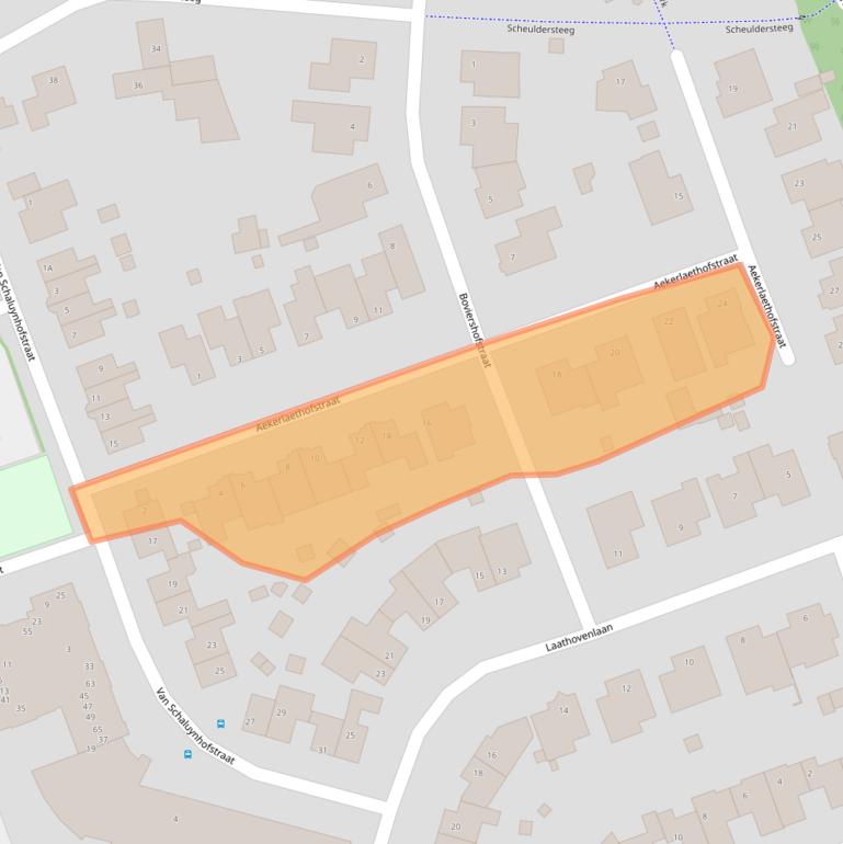 Kaart van postcodegebied 6269DE.