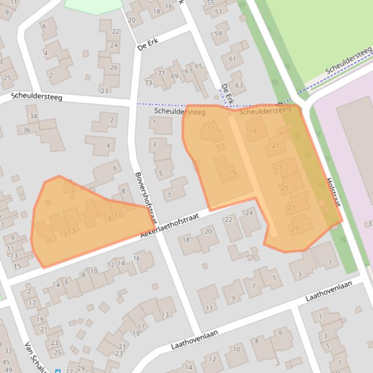 Kaart van postcodegebied 6269DG.