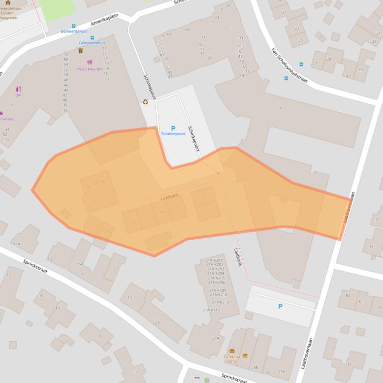 Kaart van postcodegebied 6269DS.