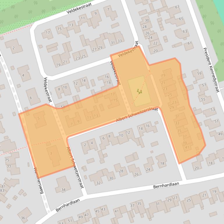 Kaart van postcodegebied 6269EB.