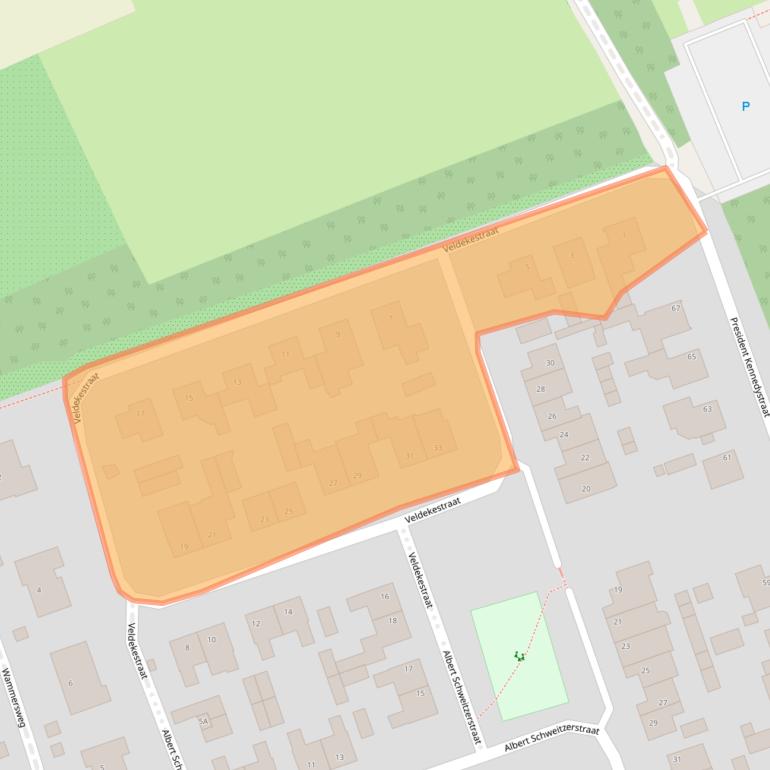 Kaart van postcodegebied 6269ED.