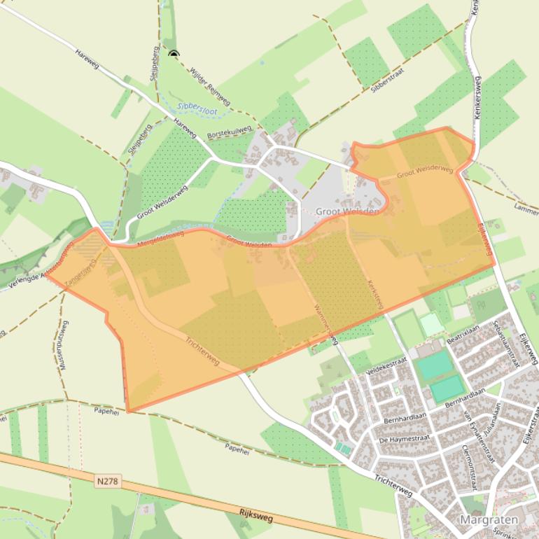 Kaart van postcodegebied 6269EV.
