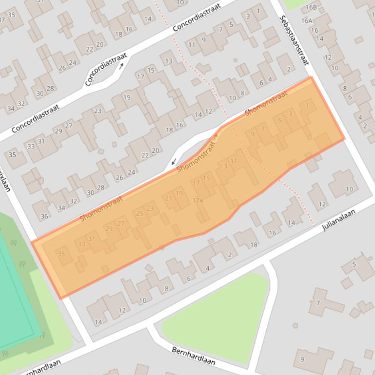 Kaart van postcodegebied 6269GC.