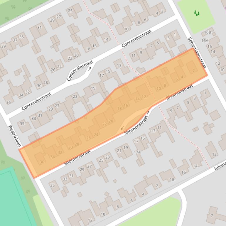 Kaart van postcodegebied 6269GD.