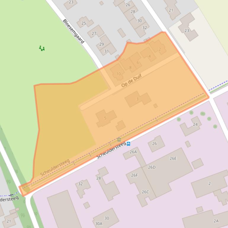 Kaart van postcodegebied 6269HC.