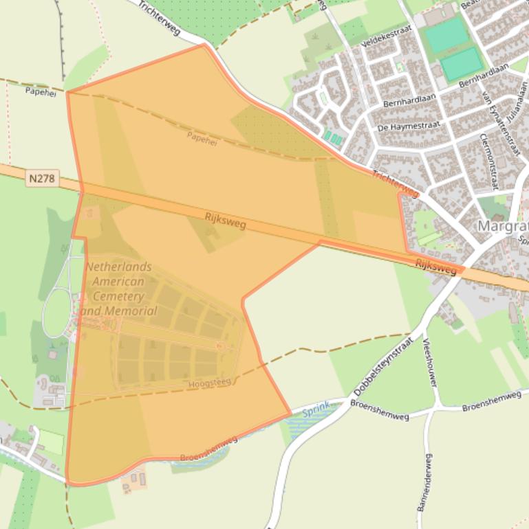 Kaart van postcodegebied 6269NA.