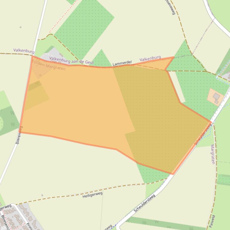 Kaart van postcodegebied 6269NN.