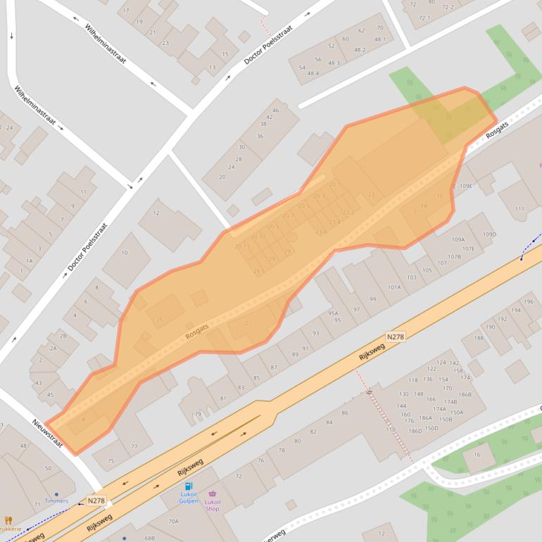 Kaart van postcodegebied 6271AL.