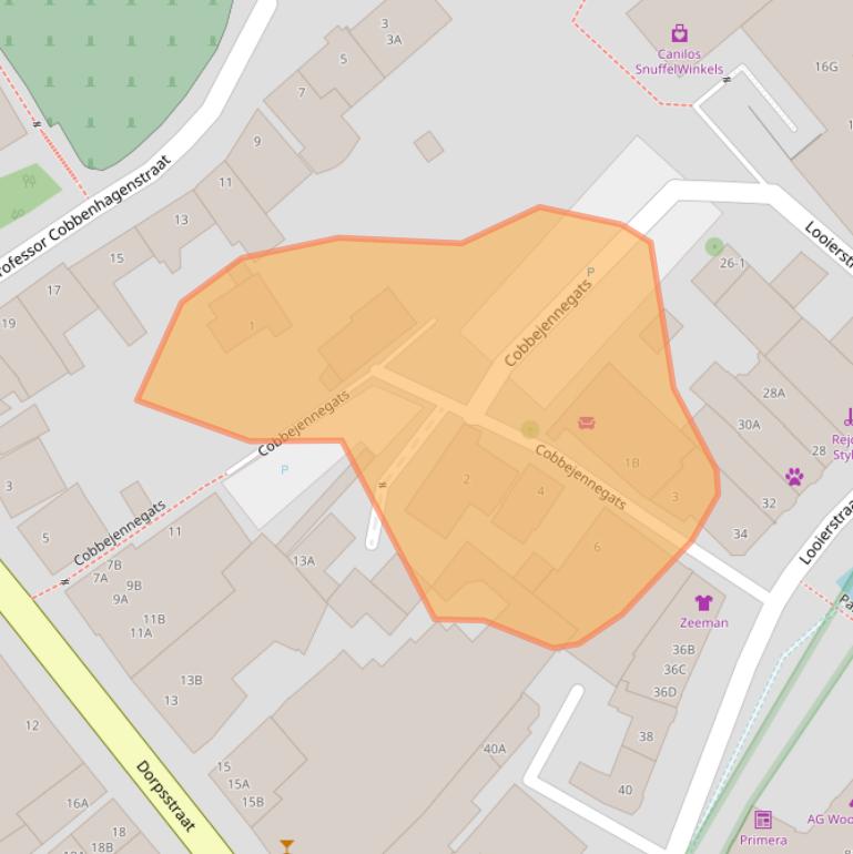 Kaart van postcodegebied 6271BC.