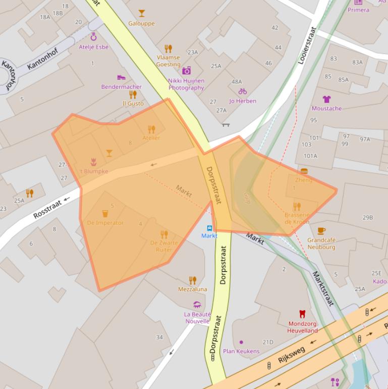 Kaart van postcodegebied 6271BD.