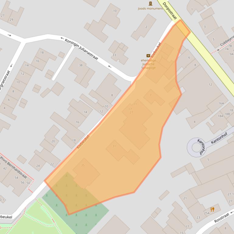 Kaart van postcodegebied 6271BH.