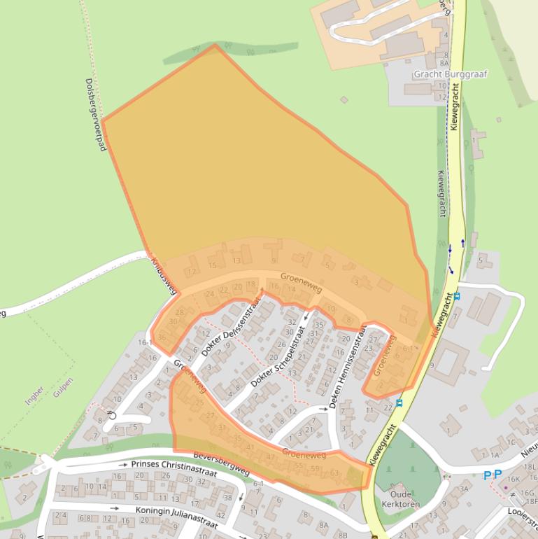 Kaart van postcodegebied 6271BR.