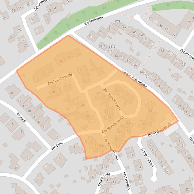 Kaart van postcodegebied 6271BT.
