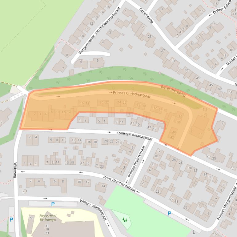 Kaart van postcodegebied 6271CA.