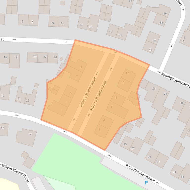 Kaart van postcodegebied 6271CD.